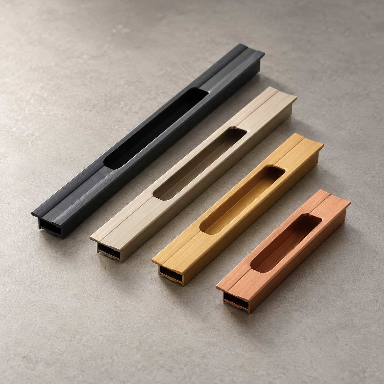 Long Concealed Handle